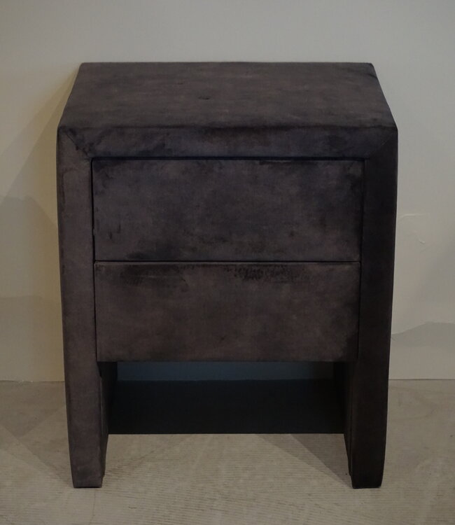 Rene Houtman Nachtkastje Stof | 2 Laden | H61xB50xD40 cm
