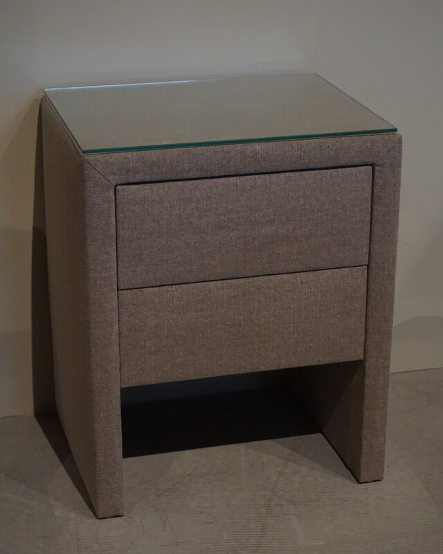 Rene Houtman Nachtkastje Stof | 2 Laden | H61xB50xD40 cm