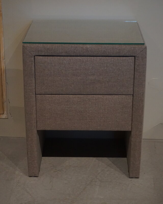 Rene Houtman Nachtkastje Stof | 2 Laden | H61xB50xD40 cm