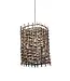 Gommaire Hanglamp Fitz | CL Rattan | Antraciet | H70xB40xD40 cm