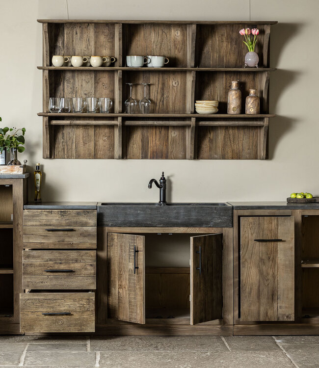 Rene Houtman Landelijke Houten (Buiten)keuken Large Elmwood