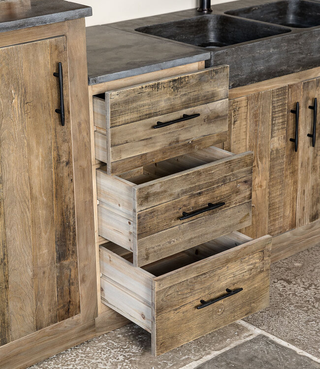 Rene Houtman Landelijke Houten (Buiten)keuken Medium Elmwood