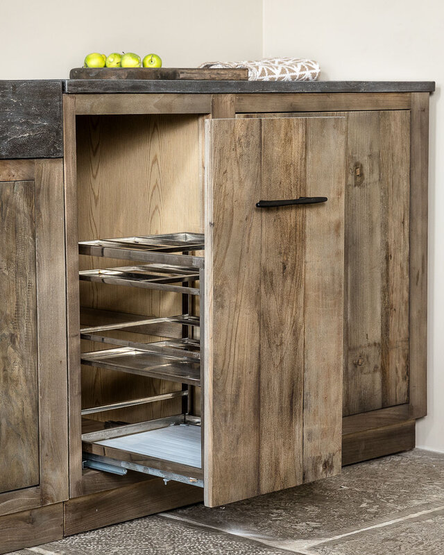 Rene Houtman Landelijke Houten (Buiten)keuken Medium Elmwood