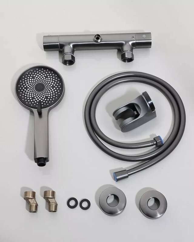 Rene Houtman Thermostatische Douche Set | Gun Metal