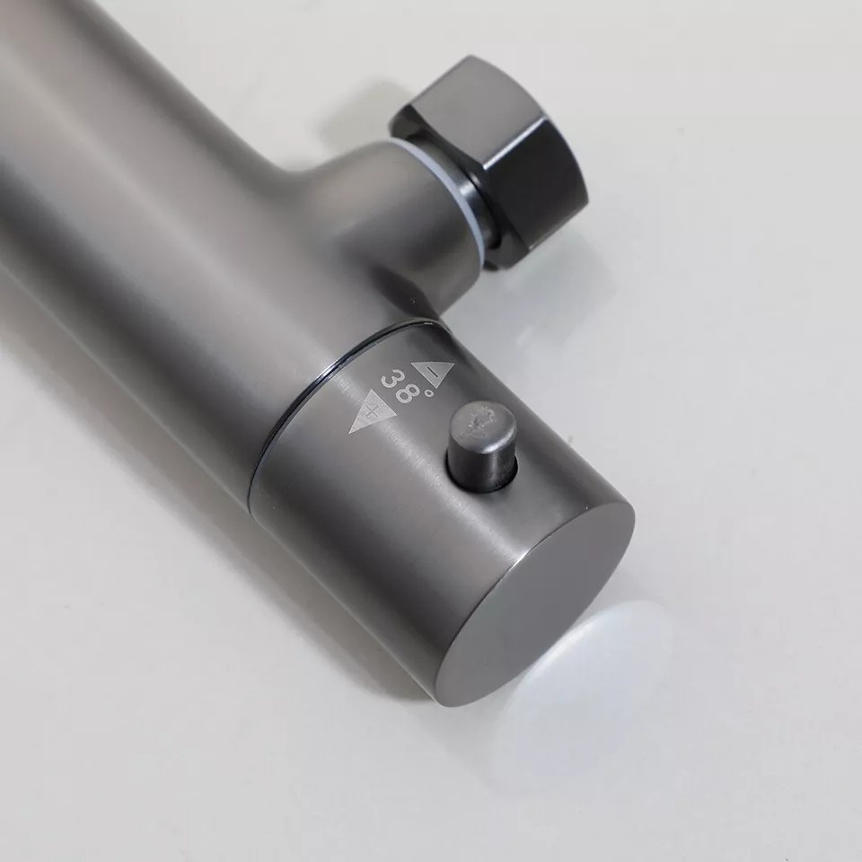 Rene Houtman Thermostatische Douche Set | Gun Metal