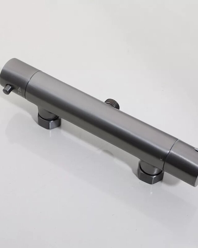Rene Houtman Thermostatische Douche Set met Glijstang | Gun Metal