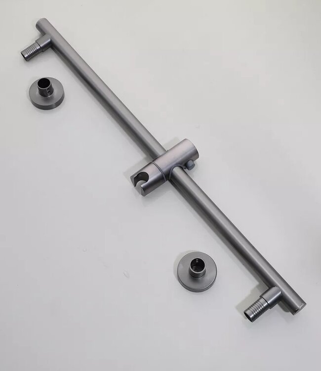 Rene Houtman Thermostatische Douche Set met Glijstang | Gun Metal