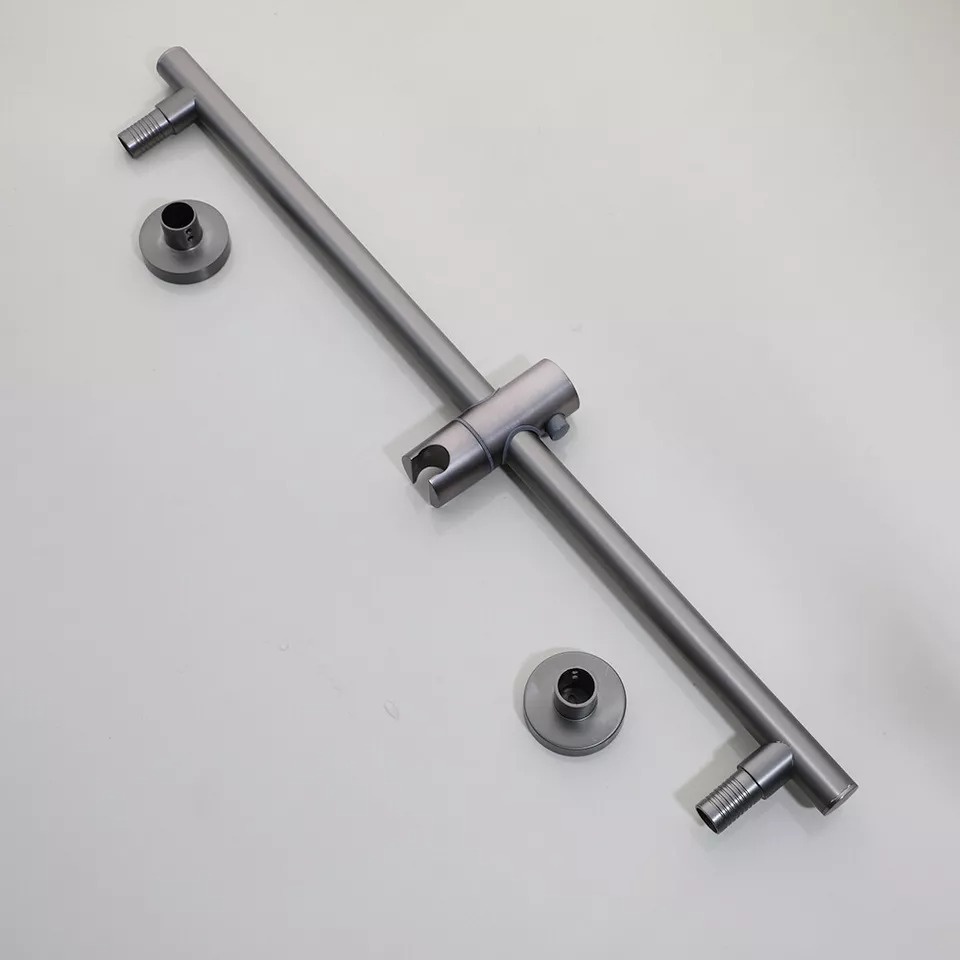 Rene Houtman Thermostatische Douche Set met Glijstang | Gun Metal