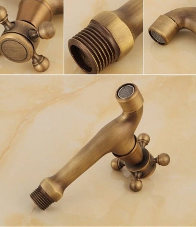 Rene Houtman Muurkraantje Brons Nostalgisch 16 cm