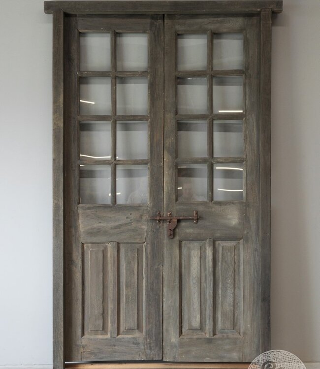 Be-Uniq Oud Deurpui | Rustiek Verweerd | H230xB130xD9 cm