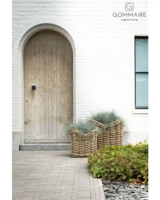 Gommaire Plantenbak Nicolas | Set Van 2 | Rattan