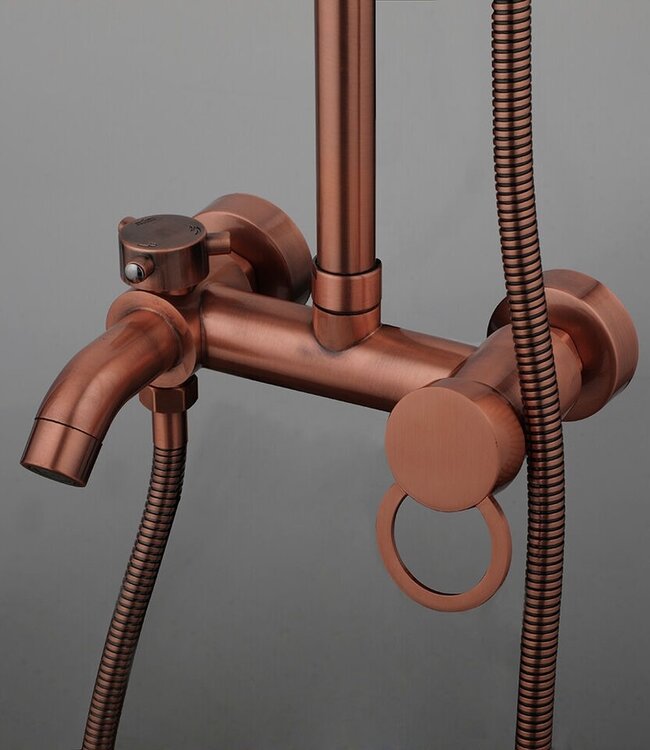 Rene Houtman Nostalgische Opbouw Regendouche - Koper