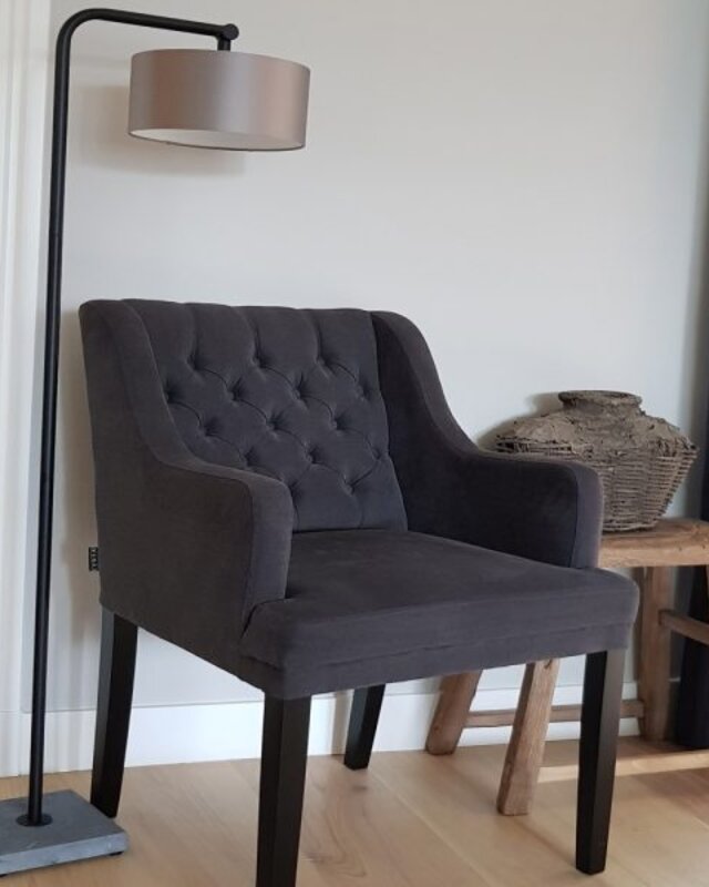 Luksa Home Collection Vloerlamp Chiara | Natuurstenen Voet | H135 cm