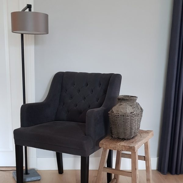 Luksa Home Collection Vloerlamp Chiara | Natuurstenen Voet | H135 cm