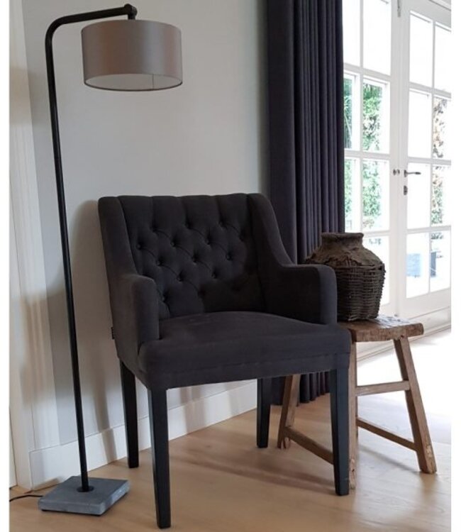 Luksa Home Collection Vloerlamp Chiara | Natuurstenen Voet | H135 cm