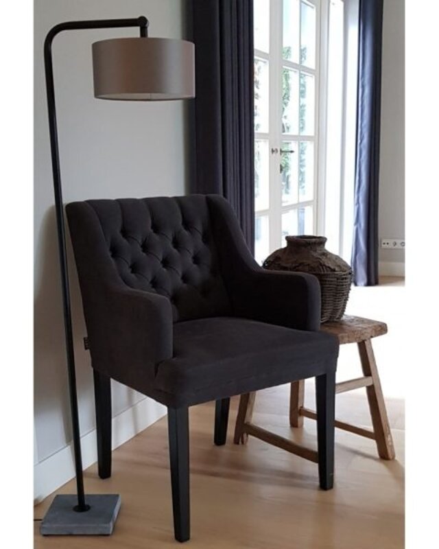 Luksa Home Collection Vloerlamp Chiara | Natuurstenen Voet | H135 cm