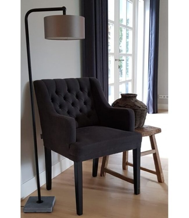 Luksa Home Collection Vloerlamp Chiara | Natuurstenen Voet | H135 cm