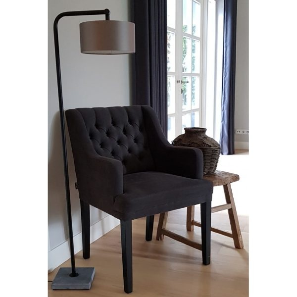 Luksa Home Collection Vloerlamp Chiara | Natuurstenen Voet | H135 cm