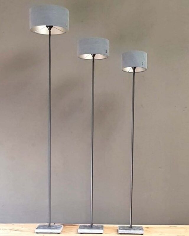 Luksa Home Collection Vloerlamp Scarlet | Hardstenen Voet | 3 Maten