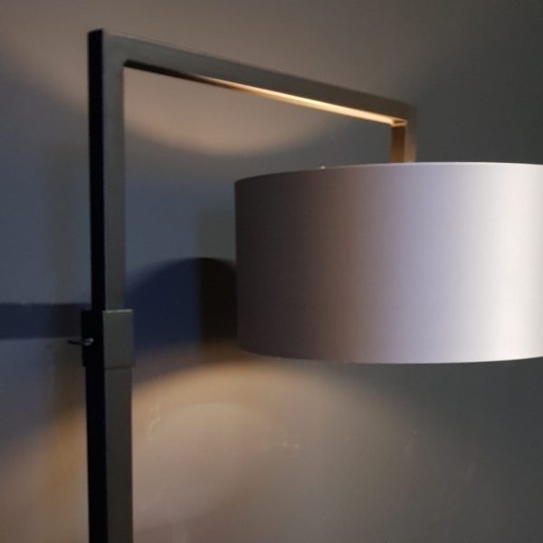 Luksa Home Collection Vloerlamp Toke | Natuurstenen Voet | Mat Zwart