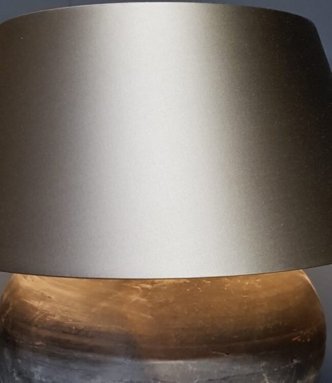 Luksa Home Collection Lampenkap Rond Taps brons 60x40x25.5 Cm