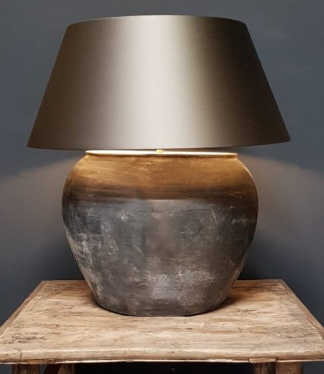 Luksa Home Collection Lampenkap Rond Taps brons 60x40x25.5 Cm