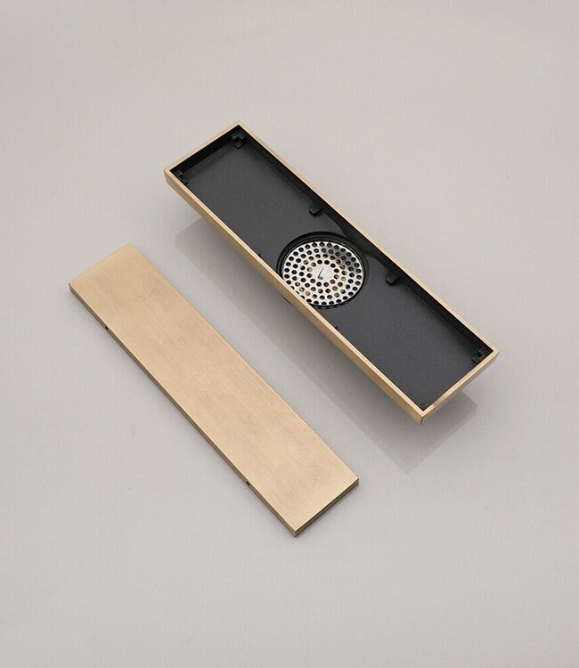 Rene Houtman Douchegoot 80 Cm Bronskleurig Met Stankafsluiter