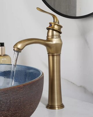 Rene Houtman Mengkraan Badkamer Klassiek Brons Elegant H29 Cm