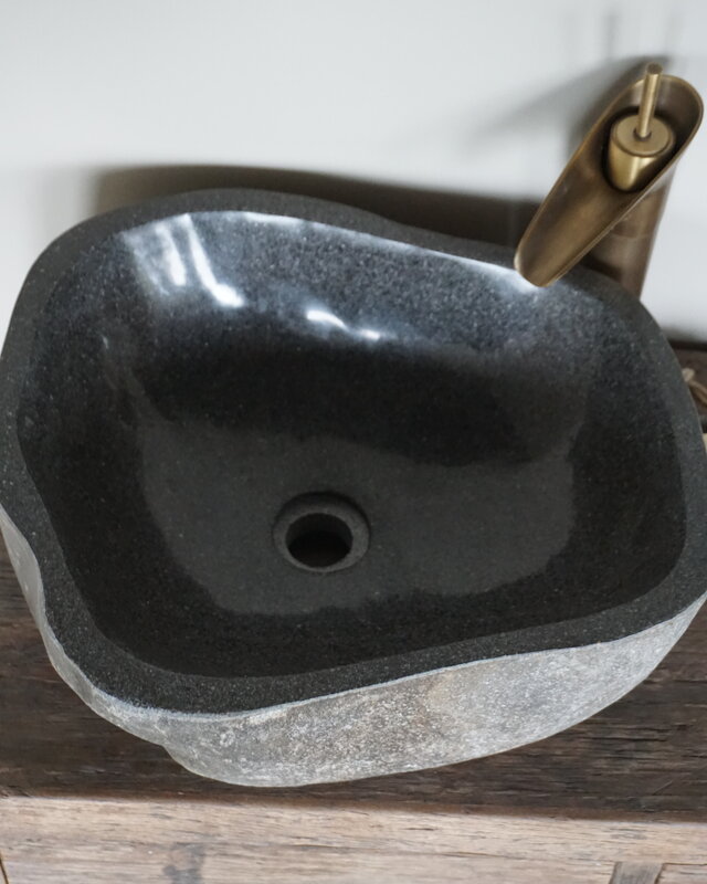 Rene Houtman Waskom Rivierkom + spoelgat B43 x D42 x H15 Cm