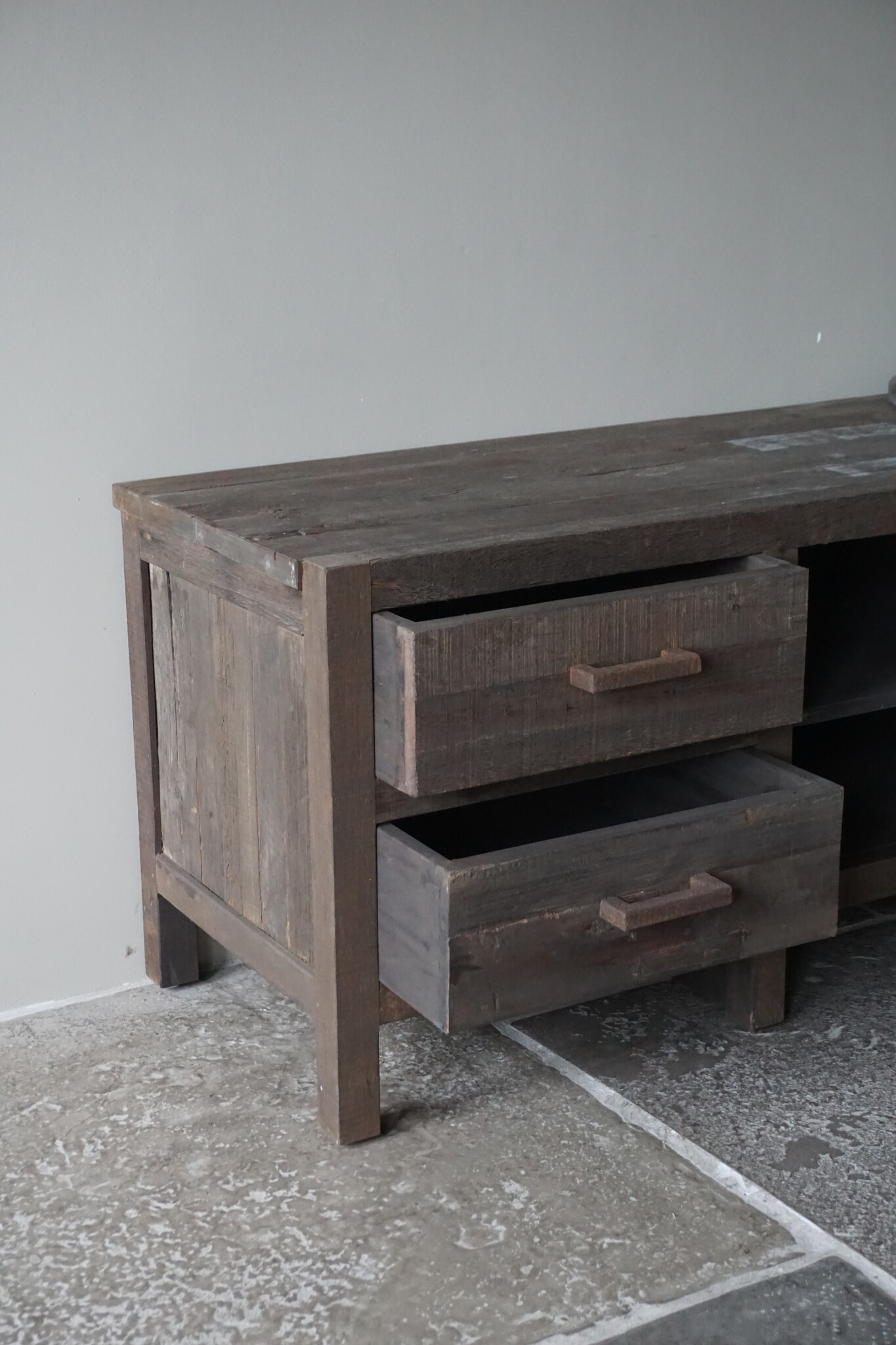 Rene Houtman TV-Meubel Driftwood 4 Lades - B160xH60xD50 Cm