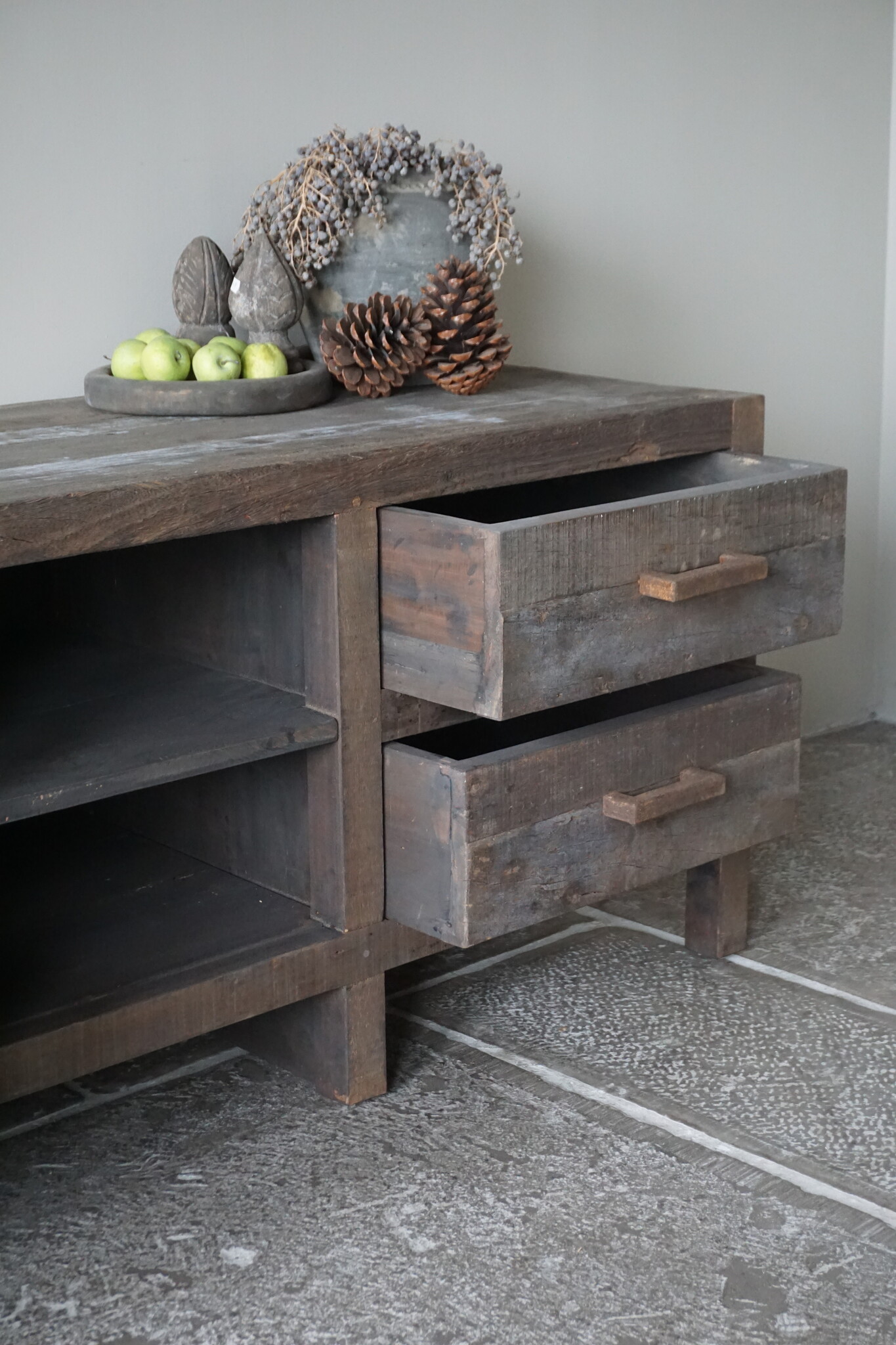 Rene Houtman TV-Meubel Driftwood 4 Lades - B160xH60xD50 Cm