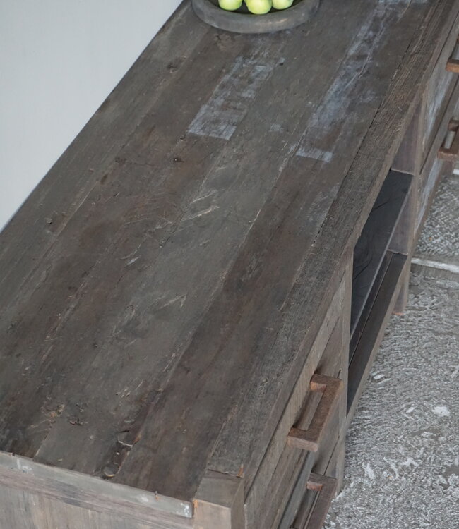 Rene Houtman TV-Meubel Driftwood 4 Lades - B160xH60xD50 Cm