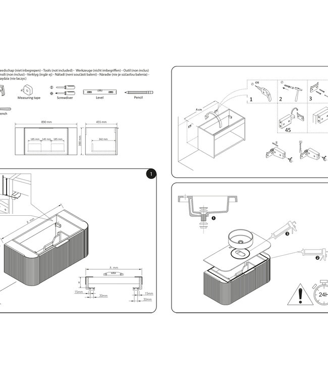 Differnz Olle Onderkast | Eiken | H39 x B89 x D45,5 cm