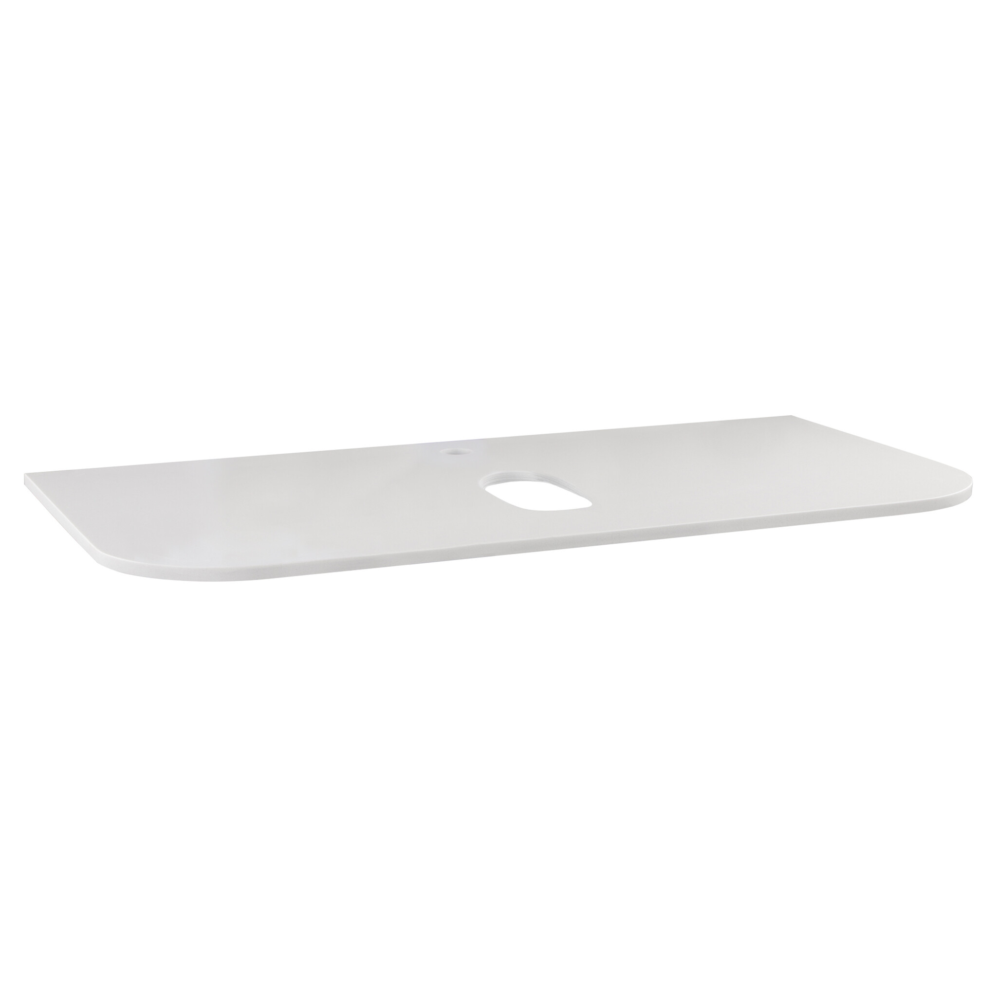 Differnz Olle Wastafelblad | Wit | H1,1 x B90 x D46 cm