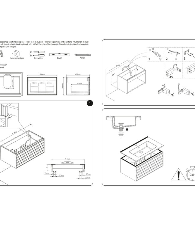 Differnz Elin Onderkast | Eiken | H35,5 x B60 x D45,8 cm