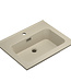 Differnz Elin Wastafel | Mat Taupe | H1,5 x B61 x D46,5 cm