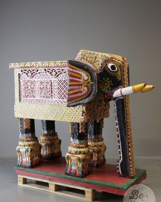 Be-Uniq Grote Houten Olifant | India | H175xB90xD200 cm