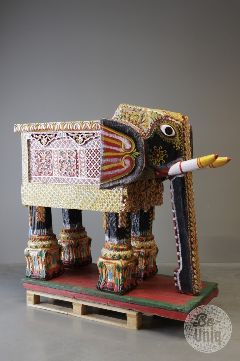 Be-Uniq Grote Houten Olifant | India | H175xB90xD200 cm