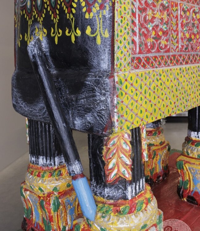 Be-Uniq Grote Houten Olifant | India | H175xB90xD200 cm