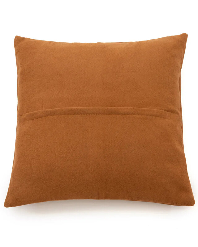 Bazar Bizar De Four Panel Leather Kussenhoes - Camel - 40x40