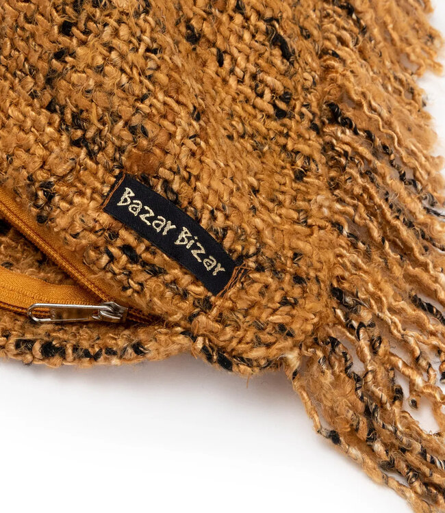 Bazar Bizar De Oh My Gee Kussenhoes - Cinnamon Zwart - 35x100