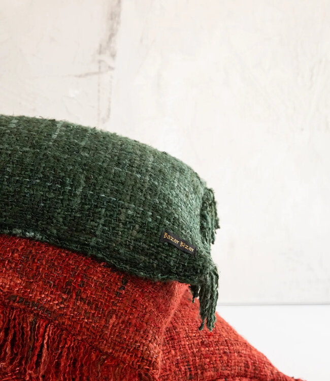 Bazar Bizar De Oh My Gee Kussenhoes -  Kersenrood - 60x60