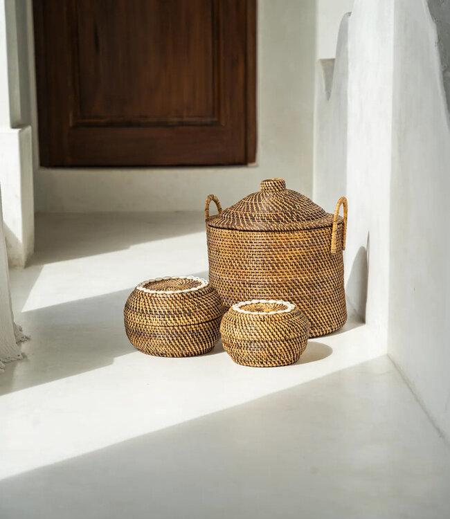 Bazar Bizar De Colonial Handles Mand - Naturel Bruin