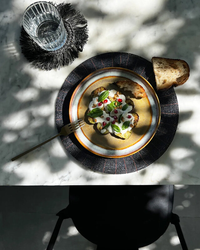 Bazar Bizar De Beaded Placemat - Zwart