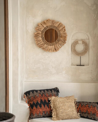 Bazar Bizar De Oh My Gee Kussenhoes - Zwart Oranje -  60x60