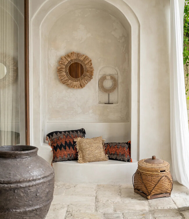 Bazar Bizar De Oh My Gee Kussenhoes - Zwart Oranje -  60x60