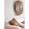 De Four Panel Leather Kussenhoes - Camel - 60x60