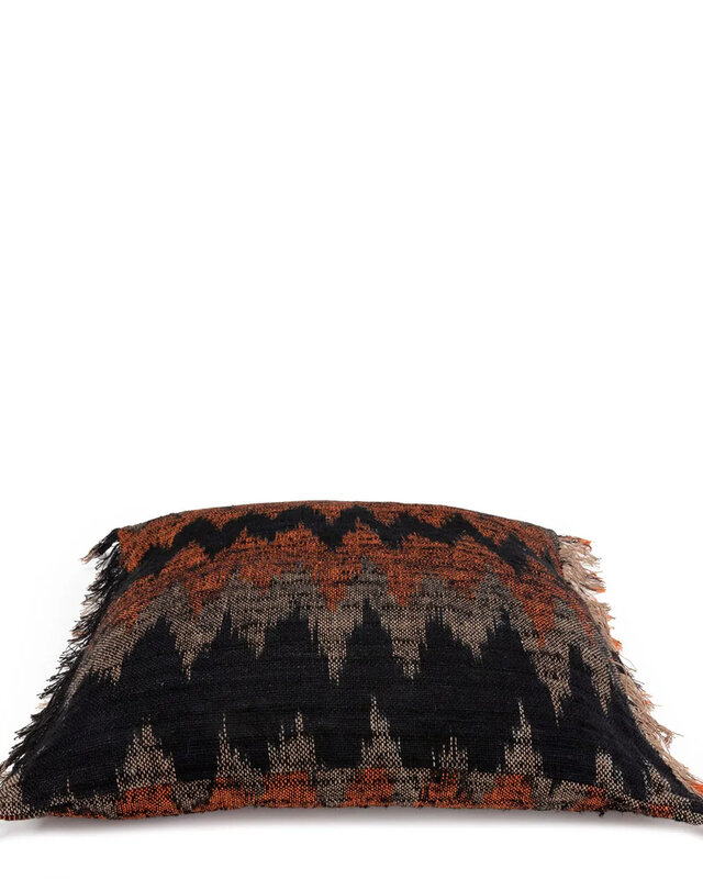 Bazar Bizar De Oh My Gee Kussenhoes - Zwart Oranje -  60x60