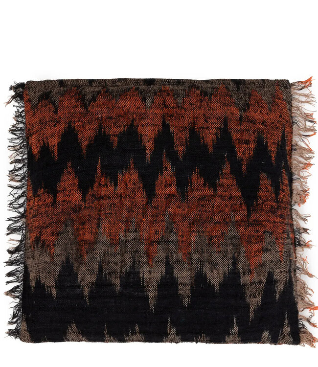 Bazar Bizar De Oh My Gee Kussenhoes - Zwart Oranje -  60x60