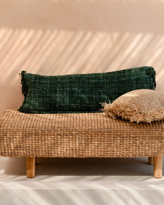 Bazar Bizar De Oh My Gee Kussenhoes - Donkergroen - 35x100